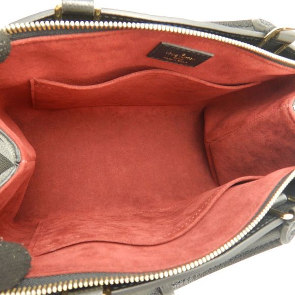 Louis Vuitton Petit Palais PM Monogram Implant Handbag Black - Picture 8 of 8